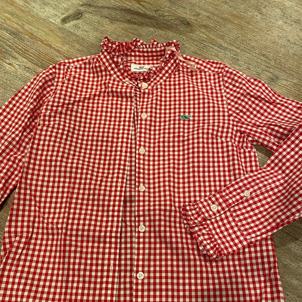 Vineyard Vines gingham check button down